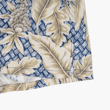 【USED】1990s nautica : Rayon Hawaiian Regular S/S Shirt : L