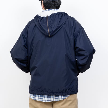 【USED】1990s GAP : Sailor Hood Padded Nylon Anorak : XL