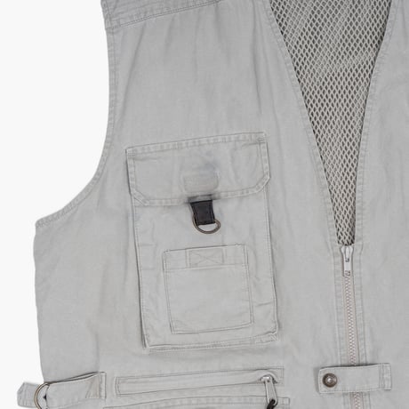 【USED】1990s-2000s Eddie Bauer : Cotton Poplin Field Over Vest : XL