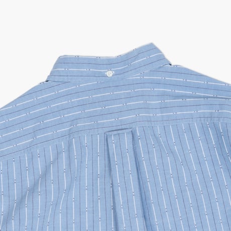 【USED】1990s-2000s Ralph lauren : "AFTON" Dobby Stripe Pullover BD Shirt : L