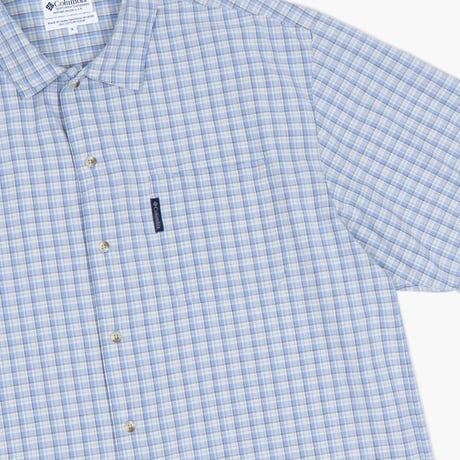 【USED】1990s Columbia Sportswear : Broad Plaid Regular S/S Shirt : XL
