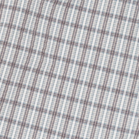 【USED】2000s Eddie Bauer : Seersucker Plaid BD S/S Shirt : XL