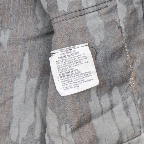 【USED】1980s-90s UNKNOWN : Trebark BDU Jacket (Made in USA) : fits like XL
