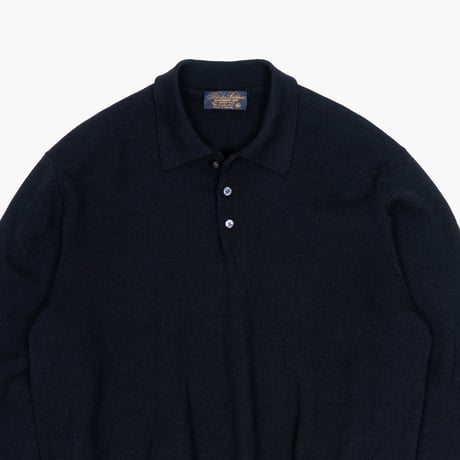 【USED】1990s Brooks Brothers : Merino Wool Polo Sweater : XL