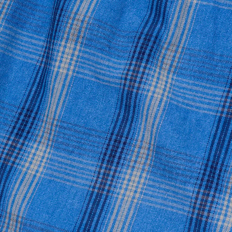 【USED】2000s BASIC EDITION : Twill Plaid BD S/S Shirt : 3XL