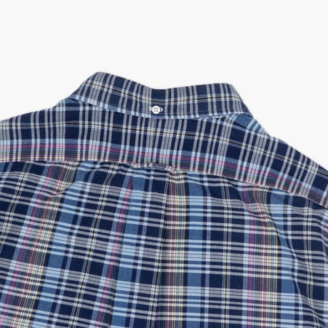 【USED】2000s Ralph lauren : Madras Plaid BD Shirt : XL