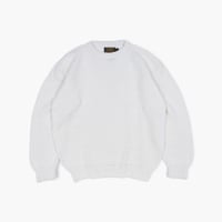 【USED】1990s Eddie Bauer : Cotton Crew Sweater (Made in USA) : L