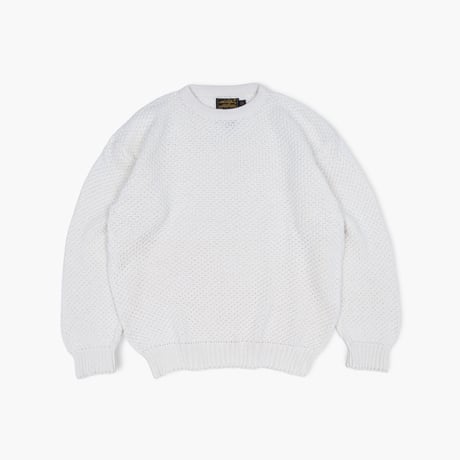【USED】1990s Eddie Bauer : Cotton Crew Sweater (Made in USA) : L