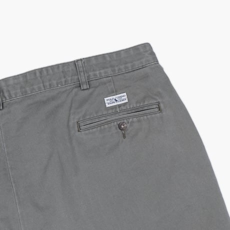 【USED】1990s-2000s Polo Ralph Lauren : "TYLER SHORT" Chino 2Tuck Short Pant : w42