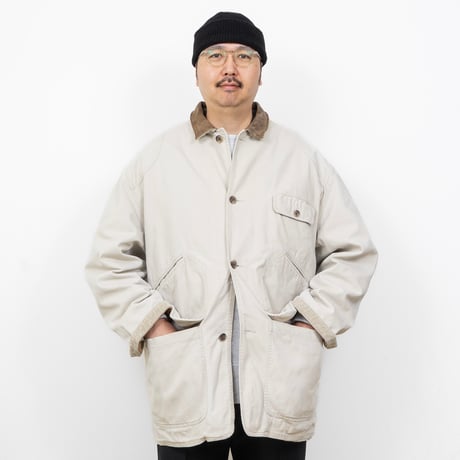 【USED】1990s Banana Republic : Cotton Duck Field Half Coat : XL