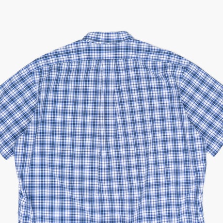 【USED】1990s-2000s Ralph Lauren : "BLAKE" Broad Plaid BD S/S Shirt : XL