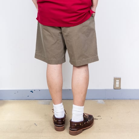 【USED】1990s-2000s Polo Ralph Lauren : "PHILIP SHORT" Plain Front Chino Short Pant : w40