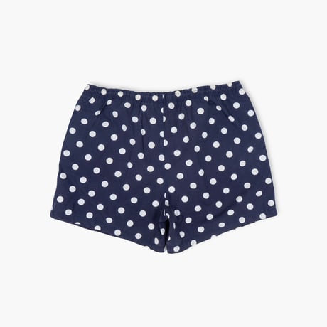 【USED】1990s J.CREW : Cotton Poplin Dot Swim Short Pant : XL