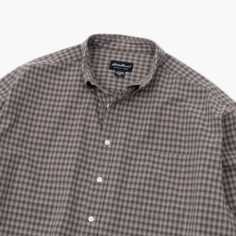 【USED】2000s Eddie Bauer : Broad Plaid BD Shirt : XXL