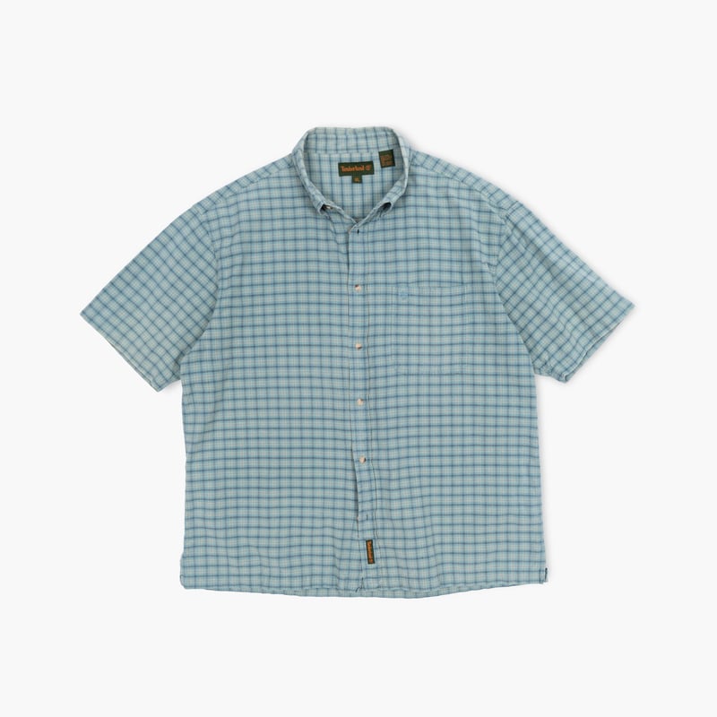 USED】1990s Timberland : Plaid BD S/S Shirt : X