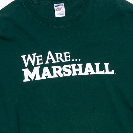 【USED】2000s JERZEES : "Marshall University" Crew L/S T-Shirt : XXL