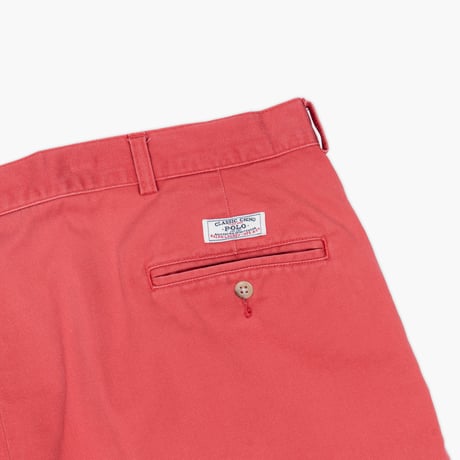 【USED】1990s-2000s Polo Ralph Lauren : "TYLER SHORT" Chino 2Tuck Short Pant : w42