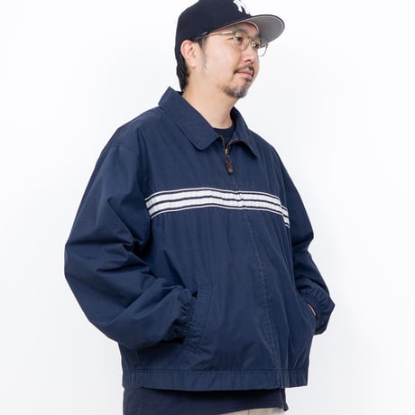 【USED】1990s-2000s Timberland : Poplin Chest Stripe Jacket : XXL
