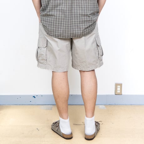 【USED】2000s carhartt USA : B143 Lightweight Duck Cargo Short Pant : w42