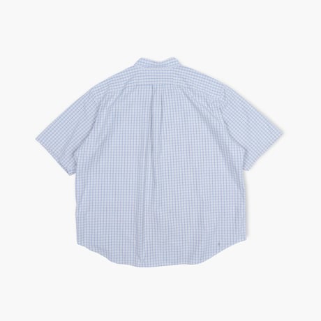 【USED】2000s Ralph lauren : Two-Ply Broad Plaid BD S/S Shirt : 3XB