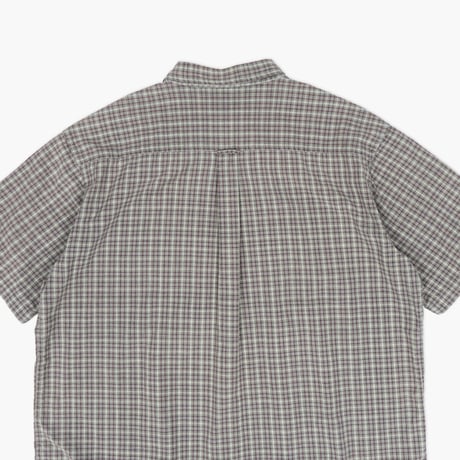【USED】2000s Guide Series : Madras Plaid BD S/S Shirt : XXL