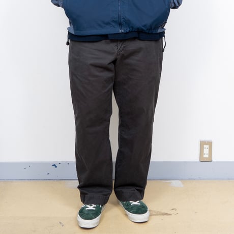 【USED】2000s Eddie Bauer : Chino Plain Front Trouser : W42
