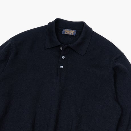 【USED】1990s Brooks Brothers : Merino Wool Polo Sweater : XL