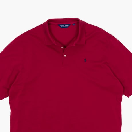 【USED】1990s POLO GOLF : Pima Cotton Pique Polo S/S Shirt : XXL