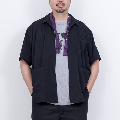 【NEW】Props Store / Utility Smock with Primeflex (Made in Japan) / Black