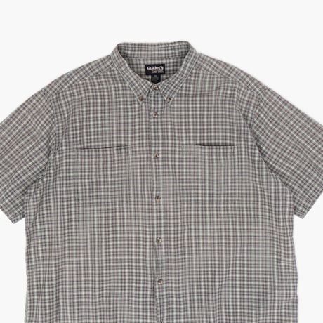 【USED】2000s Guide Series : Madras Plaid BD S/S Shirt : XXL