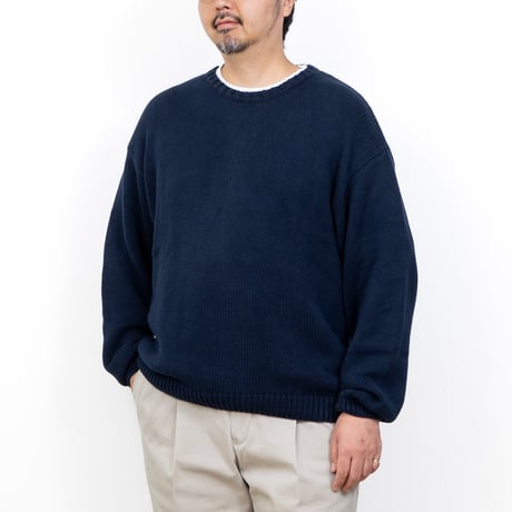 【USED】1990s-2000s Eddie Bauer : Cotton Crew Sweater : XL