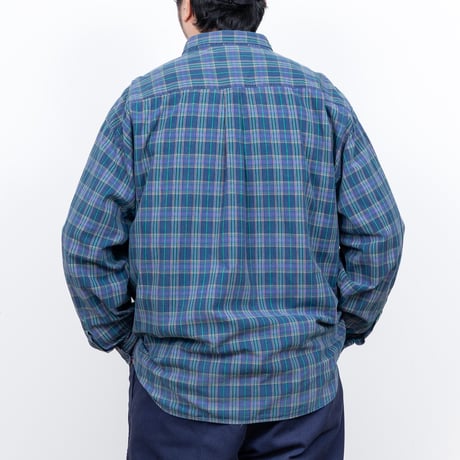 【USED】1990s DOCKERS : Plaid BD Shirt : XXL