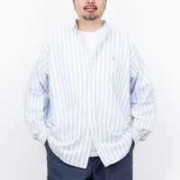【USED】1990s-2000s Ralph Lauren : "BLAKE" Oxford Stripe BD Shirt : XXL