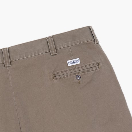 【USED】1990s-2000s Polo Ralph Lauren : "PHILIP SHORT" Plain Front Chino Short Pant : w40