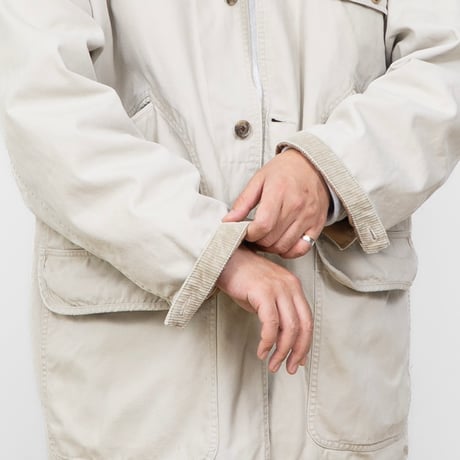【USED】1990s Banana Republic : Cotton Duck Field Half Coat : XL