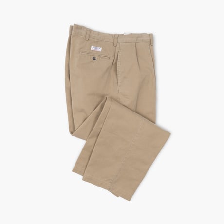 【USED】1990s-2000s Polo Ralph Lauren : "ANDREW PANT" Chino 2Tuck Trouser : W40