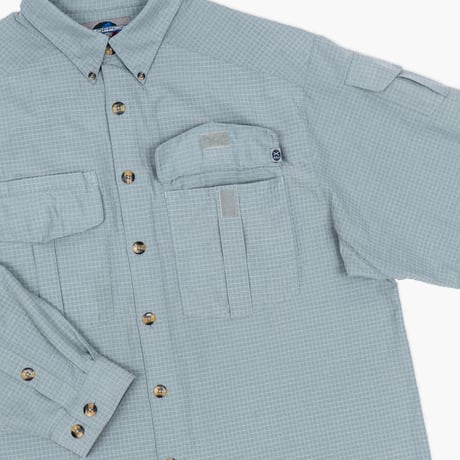 【USED】2000 Exofficio : Nylon Plaid Field BD Shirt : L