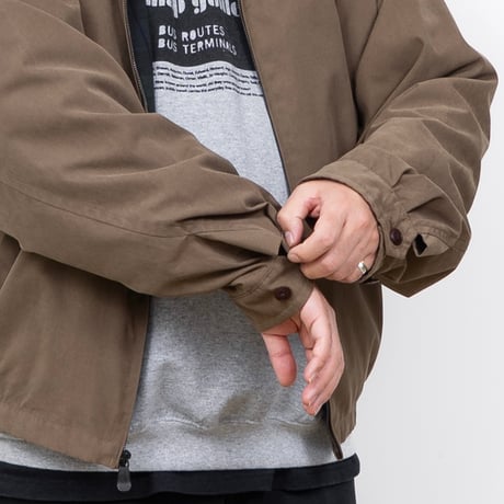 【USED】1990s nautica : Microfiber Harrington Jacket : XXL