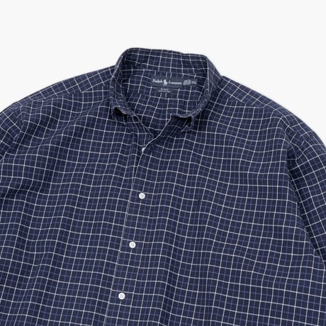 【USED】1990s-2000s Ralph Lauren : "BLAKE" Broad Plaid BD Shirt : XXL