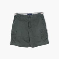 【USED】2000s FADED GLORY : German Pique Cargo Short Pant : w42