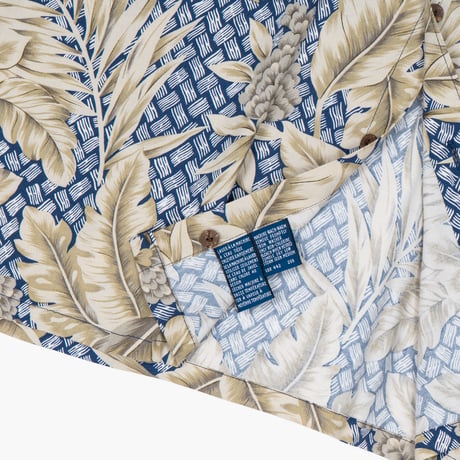 【USED】1990s nautica : Rayon Hawaiian Regular S/S Shirt : L