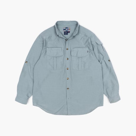 【USED】2000 Exofficio : Nylon Plaid Field BD Shirt : L