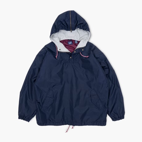 【USED】1990s GAP : Sailor Hood Padded Nylon Anorak : XL