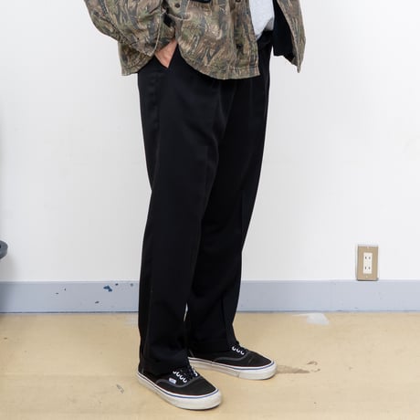 【USED】1990s PERRY ELLIS : Poly Twill 2Tuck Trouser : W38