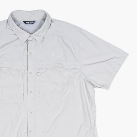 【USED】2020s THE NORTH FACE USA : Nylon Micro Ripstop Field S/S Shirt : XXL