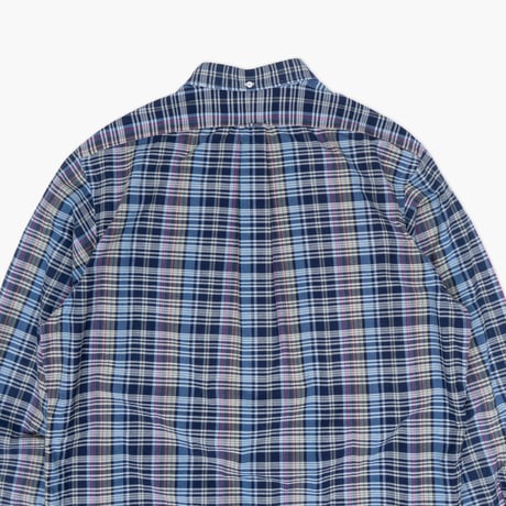【USED】2000s Ralph lauren : Madras Plaid BD Shirt : XL