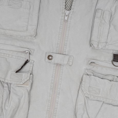 【USED】1990s-2000s Eddie Bauer : Cotton Poplin Field Over Vest : XL