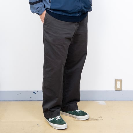 【USED】2000s Eddie Bauer : Chino Plain Front Trouser : W42
