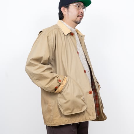 【USED】1990s J.CREW : "Barn Jacket" Field Jacket : XL