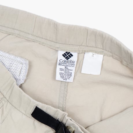 【USED】1990s Columbia Sportswear : GRT Nylon 1Tuck Field Short Pant : XL